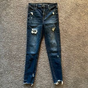 American Eagle Super Hi-Rise Jegging Crop Size 4 Regular